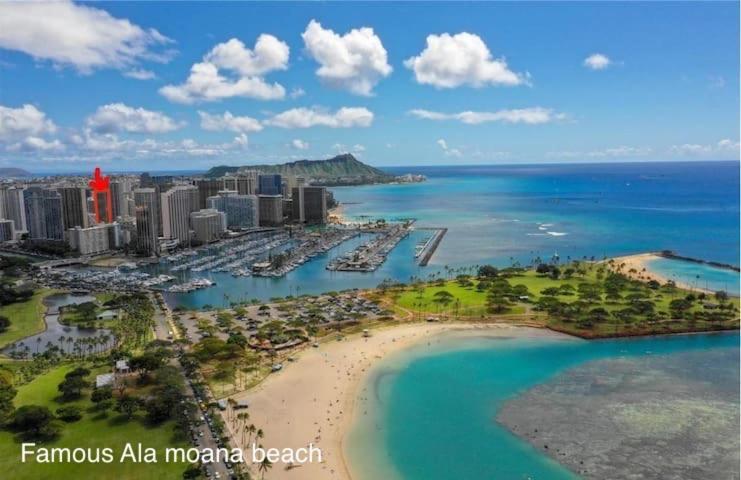 Waikiki High-Rise Sea View Free Parking Aparthotel Honolulu Exterior foto